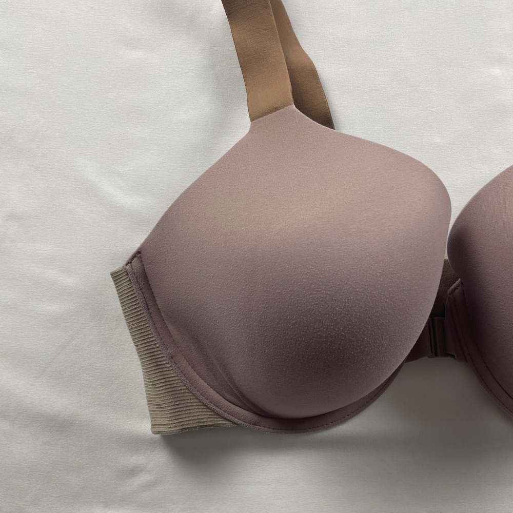 Spanx Bra-llelujah Full Coverage Front Closure Bra 38D Mauve Taupe 30011R - Picture 8 of 15